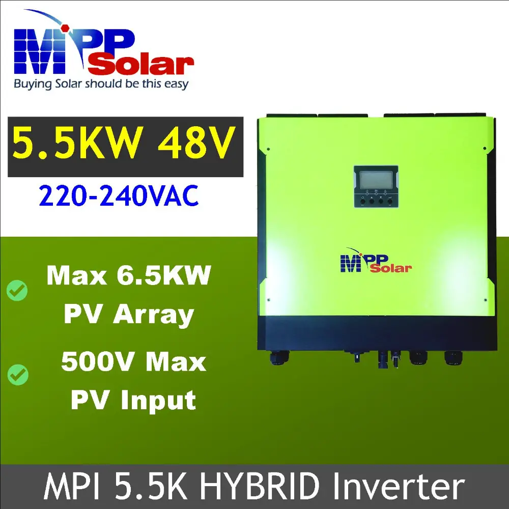 MPP Solar Infinisolar Hybrid inverter Wechselrichter MPI 5.5k