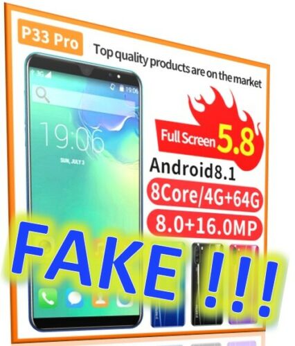 P33 P36 X27 Pro eBay Amazon Fake Smartphone 002