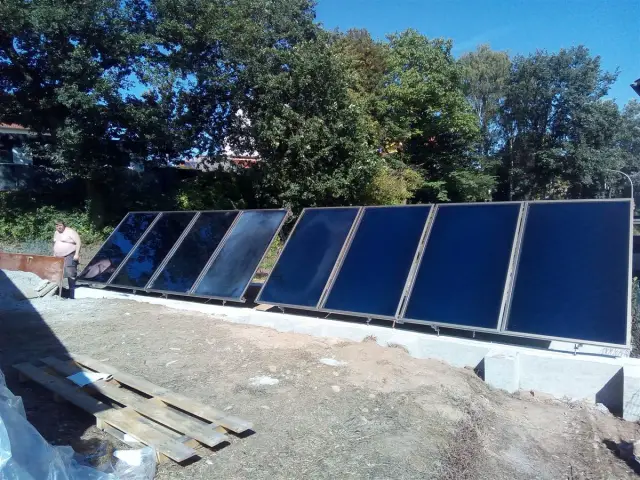 Bild von Solarthermieanlage