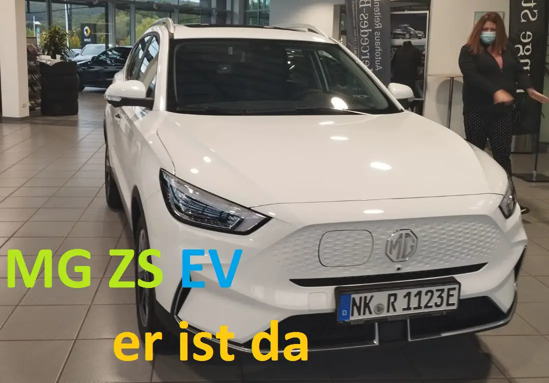 MG ZS EV Model 2022 Facelift neu 0