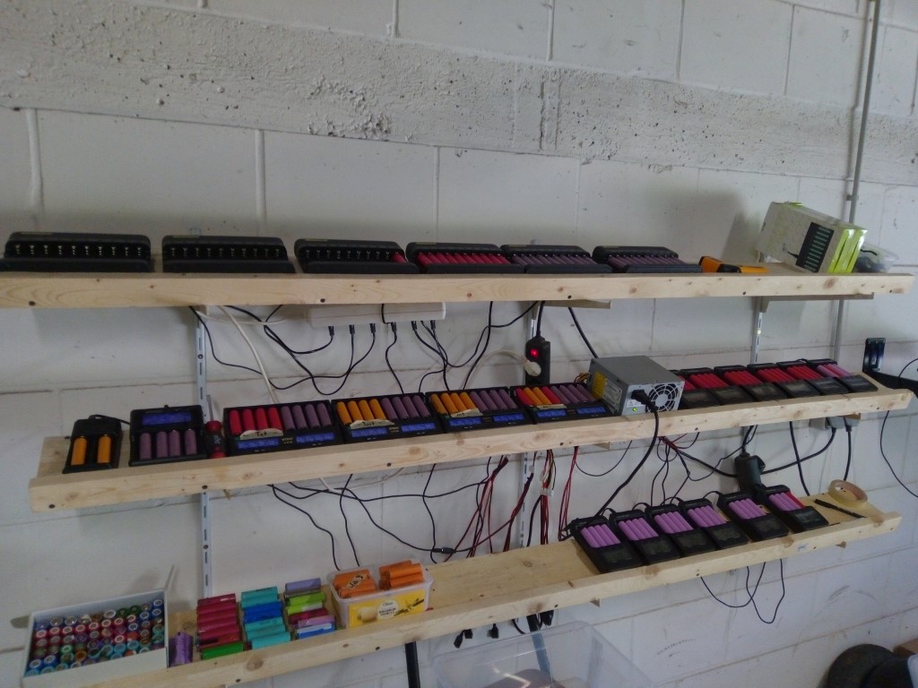 18650 Akku Ladestation ladegeräte Powerwall