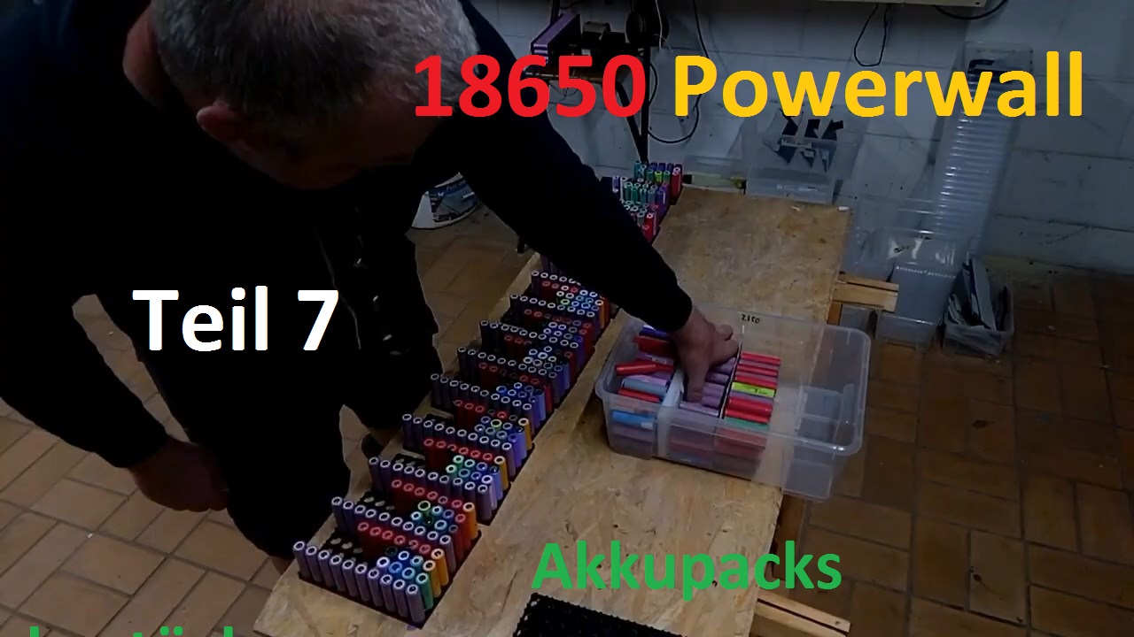 Schritt fuer Schritt zur 18650 Powerwall Teil 01 Laptopakkus zerlegen