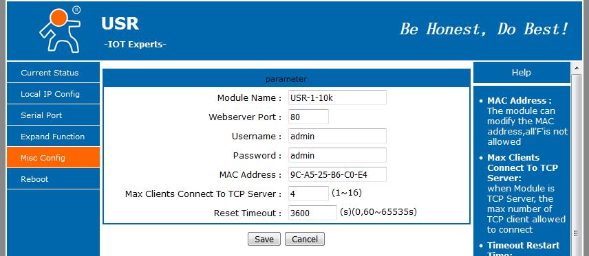 USR TCP232 304 08