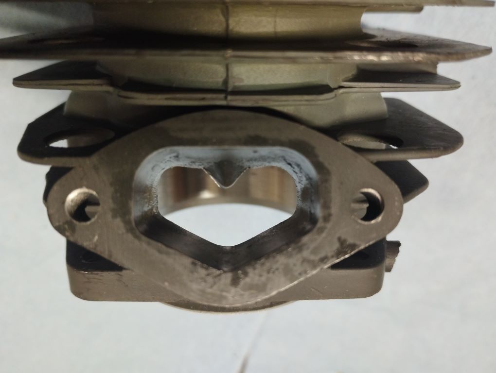 chinesische Kettensaege 52cc 5200 tuning porting Zylinder free porten