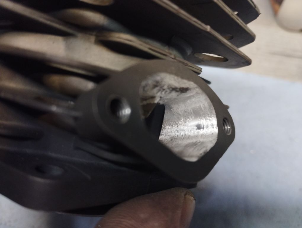 chinesische Kettensaege 52cc 5200 tuning porting Zylinder free porten