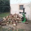 Bild von holz spalten holzspalter elektrisch hydraulisch zipper 12 tonnen