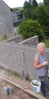 Stützmauer Sonnenterrasse Hang abfangen