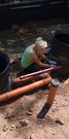 Bild von Regentank Zisterne Regenwasser Regentonne anschließen