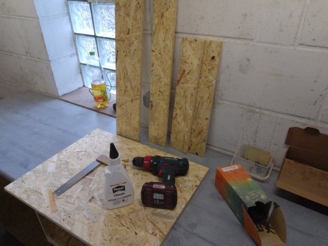 Bild von Schubladen selbst bauen OSB Leim