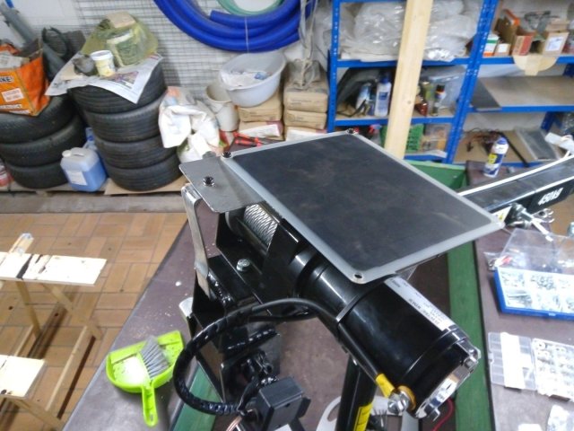 Bild von Solarmodul Pickup Kran