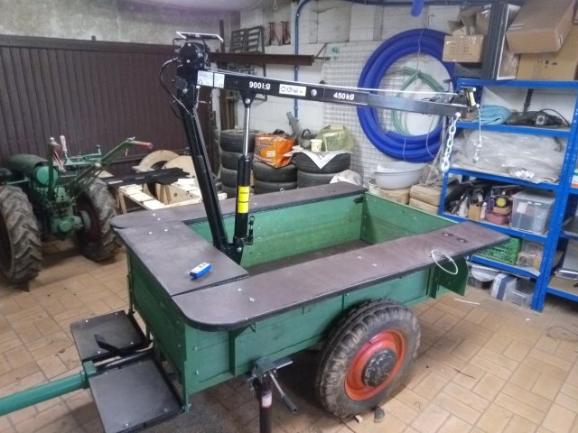 Bild von Holder ED2 Tempo Anhänger Pickup Kran