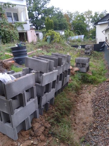 Bild von Schalungssteine Hohlblocksteine