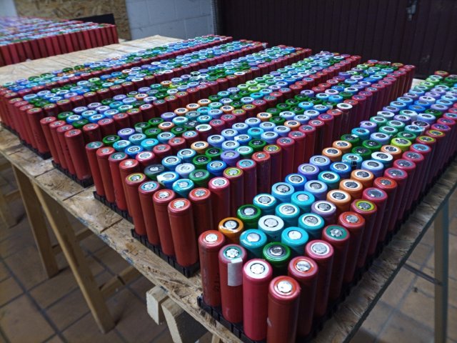 Bild von laptopakkus batterien 18650 diy powerwall