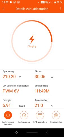 Bild von aiways wallbox charging station ladestation ladekabel duosida app smart wlan