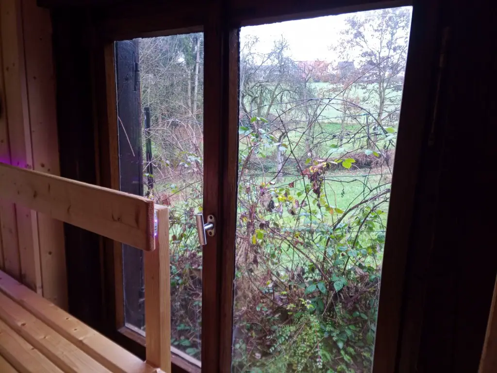 Sauna Gartenhaus Selbstbau DIY selber machen einbau Gartenhütte Schuppen Holzsauna Fasssauna
