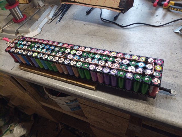 Bild von 16s100p 80p 14s 13s 60p akkupack 18650 busbar