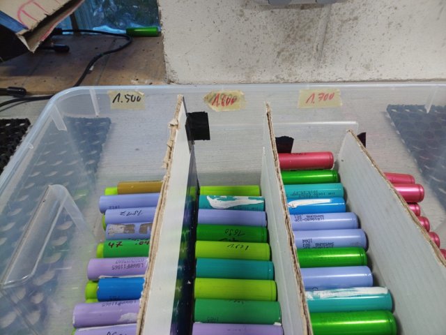 Bild von 18650 a500mah 1600mah akku zellen