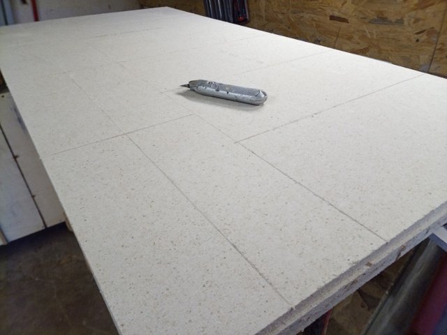 Bild von fermacell plate cutter teppichmesser schneiden