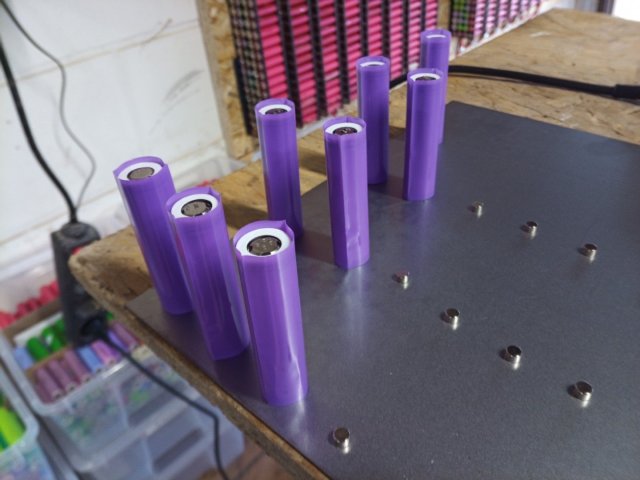 Bild von DIY 18650 Powerwall solarakku laptopakkus recycling batterie