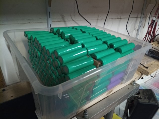 Bild von DIY 18650 Powerwall solarakku laptopakkus recycling batterie