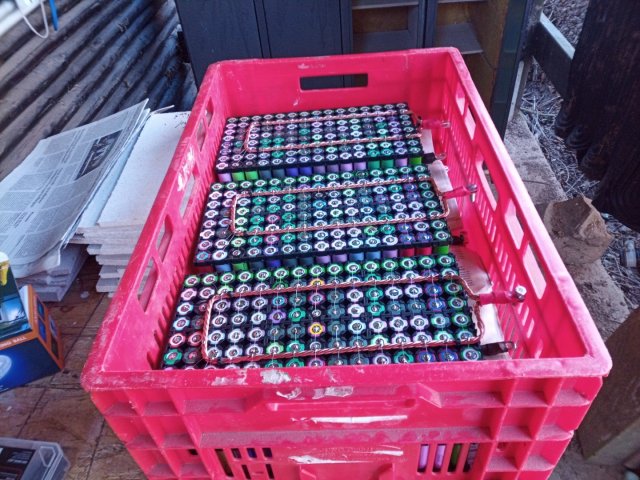 Bild von 120p 14s akkupack 18650 liion