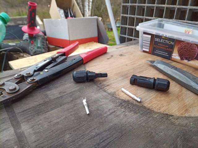 Bild von mc4 photovoltaik kabel stecker