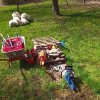 Gartengeräte Gartenwerkzeug Motorsäge Heckenschere Axt Beil