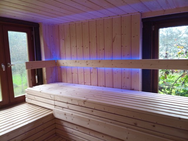 Sauna LED Beleuchtung Streifen Stripes