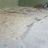 Sauna Gartenhaus Selbstbau Beton Bodenplatte Stemmarbeiten Dusche bodeneben Bohrhammer Meißel