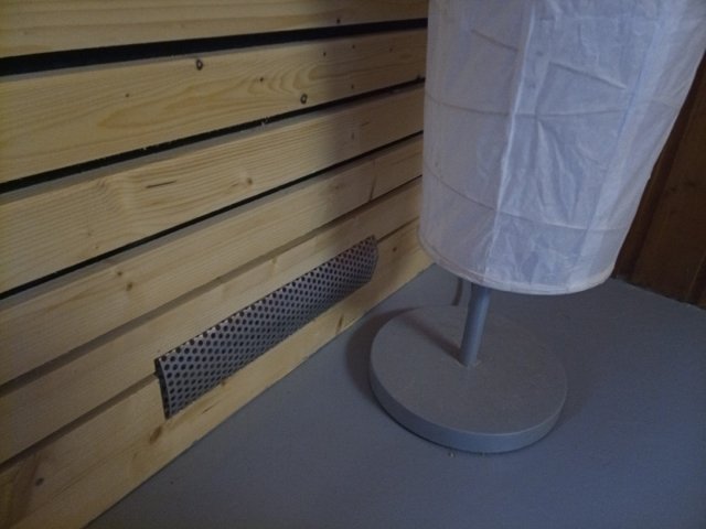 Sauna Belüftung Zuluft Frischluft