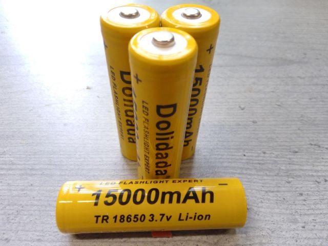 Bild von Dolidada 15000 18650 fake cell battery akku liion china low energy