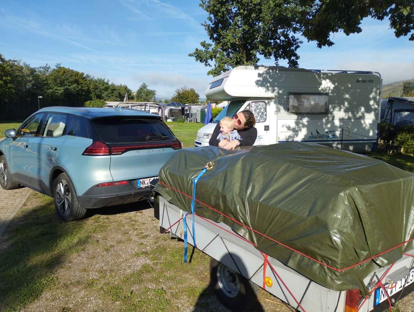 Trigano Oceane Faltcaravan Elektroauto Wohnwagen Camping Falter Wohnanhaenger