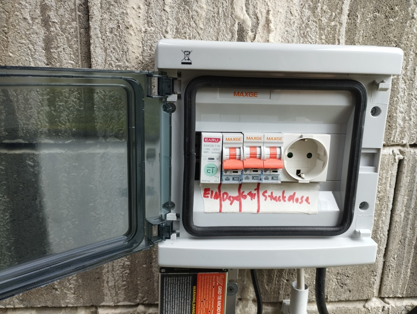 Gabionen Photovoltaik Glas LED Solar Zaun