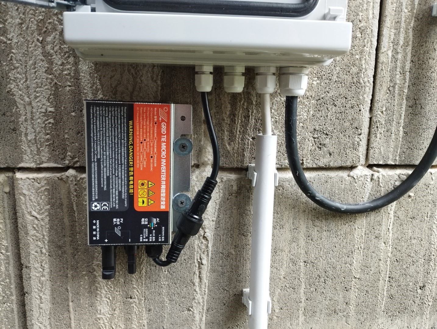 Gabionen Photovoltaik Glas LED Solar Zaun