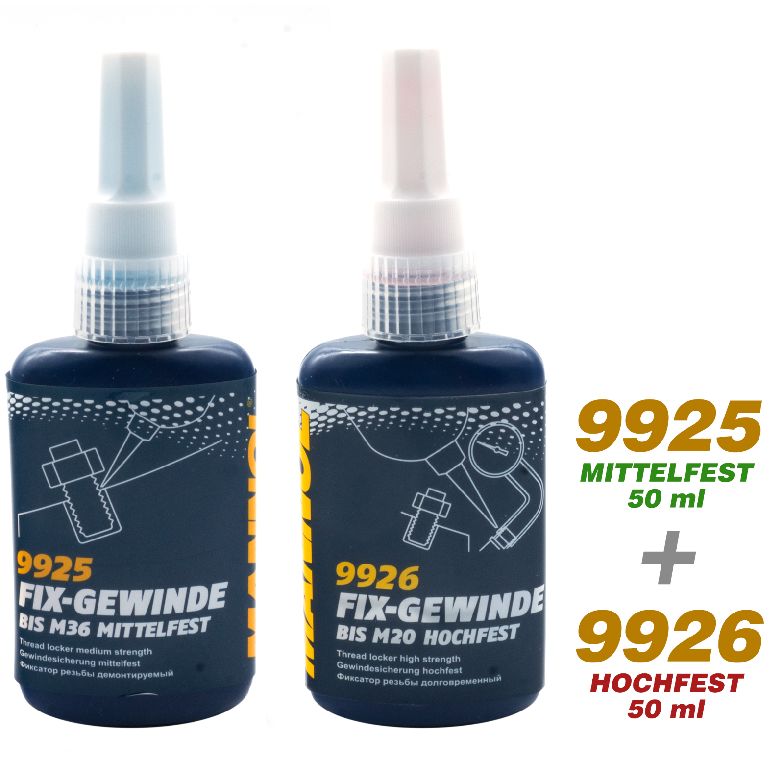 Mannol Fix Gewinde Hochfest Mittelfest