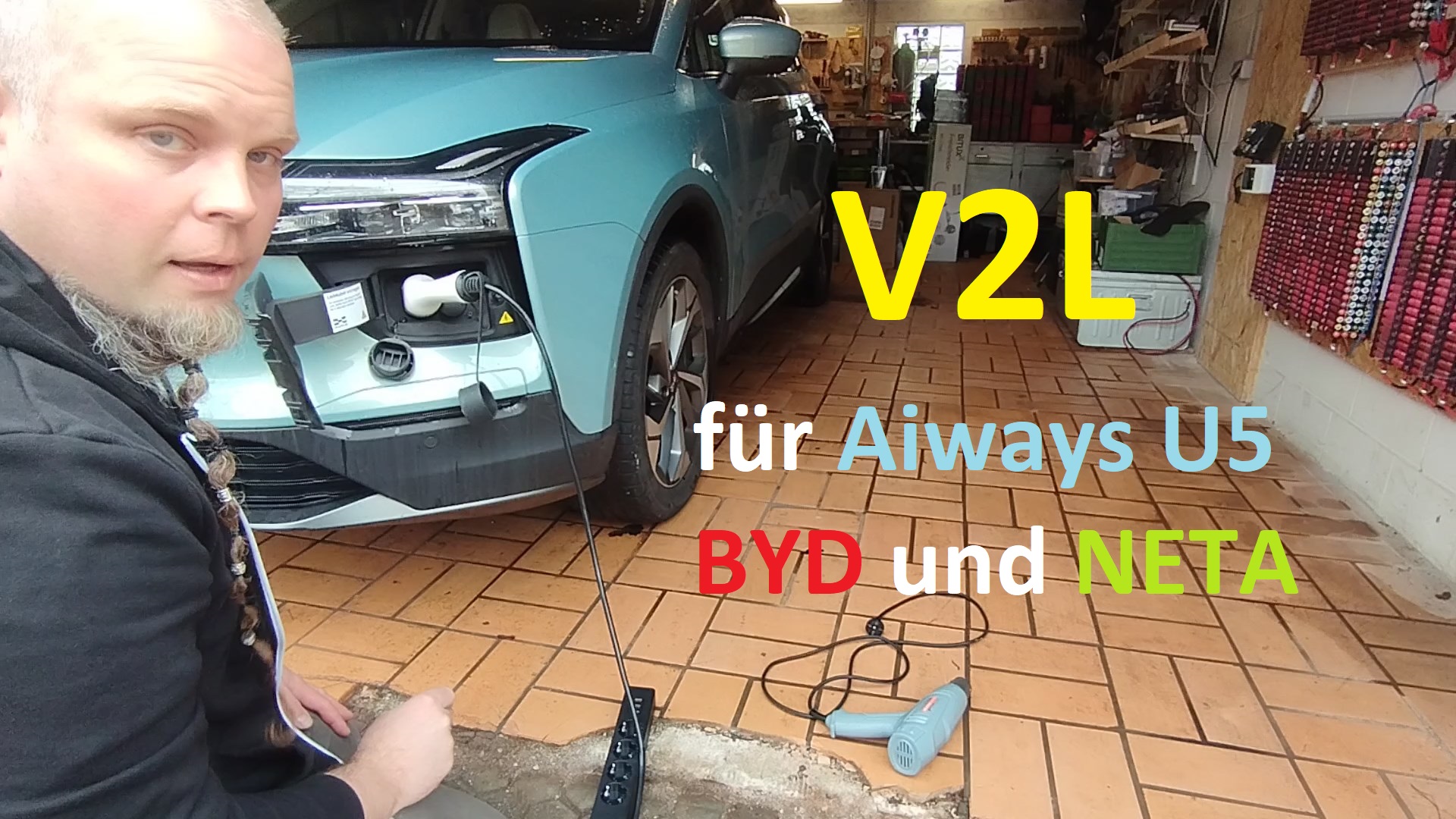 V2L Adapter Aiways U5 BYD Titelbild